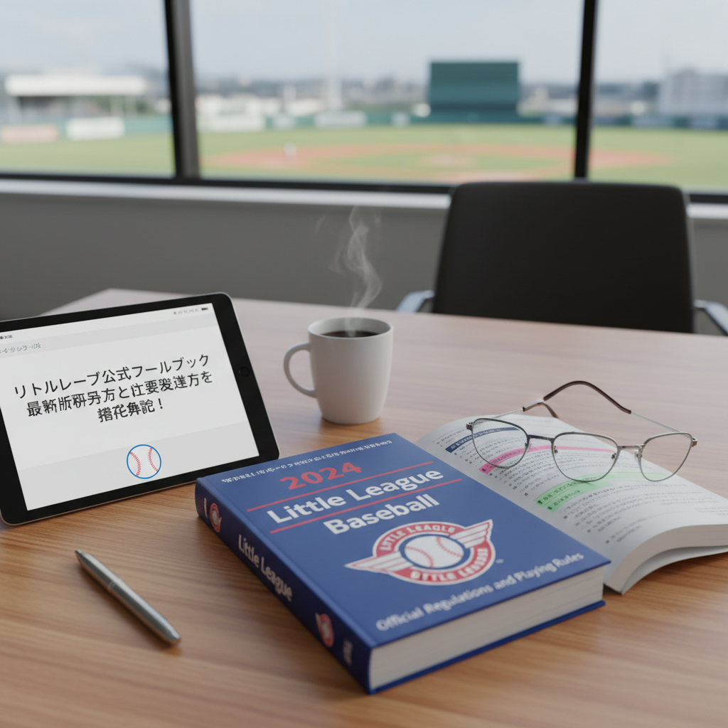 リトルリーグ公式ルールブックの最新版はどこで入手できますか？また、主な変更点は何ですか？